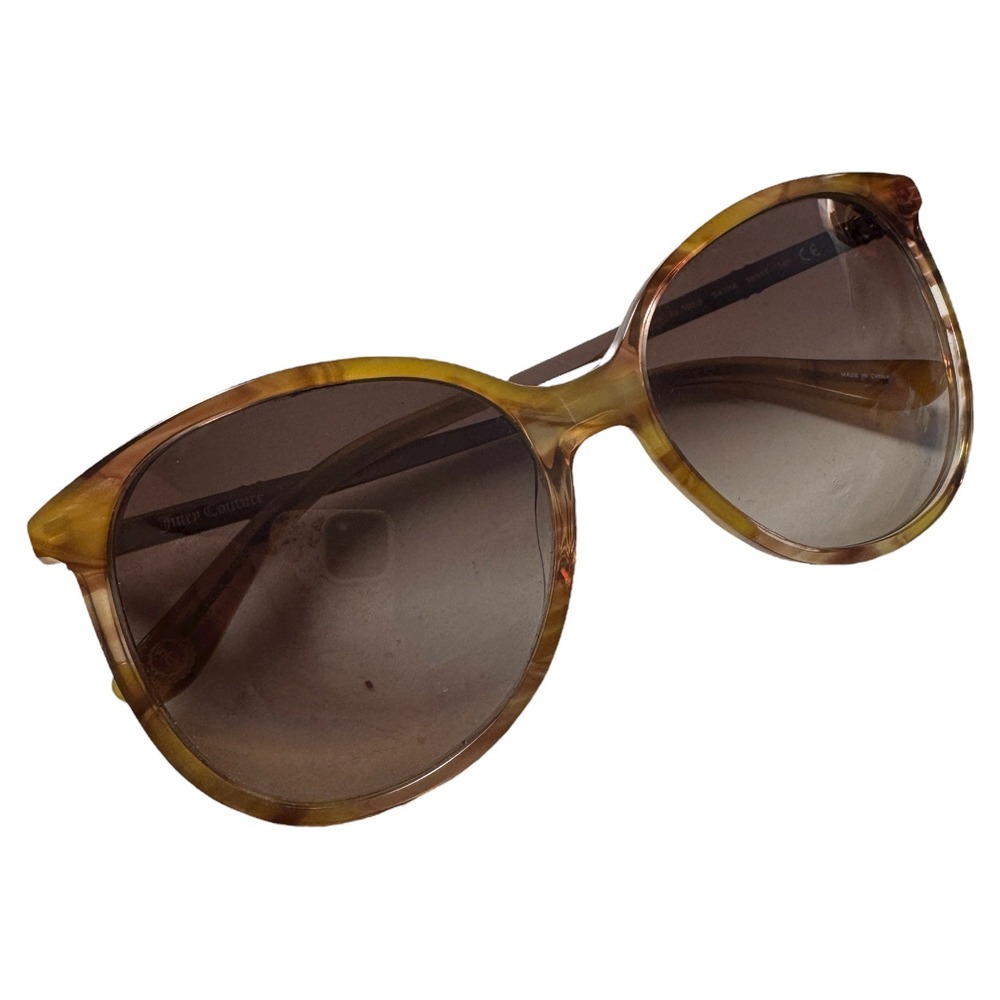Juicy Couture Sunglasses‎ Brown Ombre Rhinestone Detail Fashion Shades